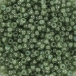 M-11-2375 miyuki rocailles 11-0 ceylon translucent sage color 2375