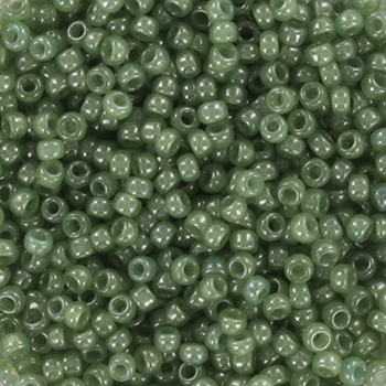 M-11-2375 miyuki rocailles 11-0 ceylon translucent sage color 2375