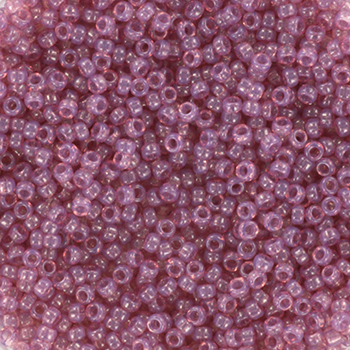 M-15-2373 miyuki rocailles 15-0 ceylon translucent thistle color 2373