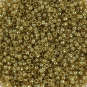 M-15-2374 miyuki rocailles 15-0 ceylon translucent celery color 2374