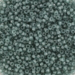 M-15-2376 miyuki rocailles 15-0 ceylon translucent eucalyptus color 2376