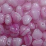 0070454 Opal Pink White Melee hartje 6×6 mm color 75014
