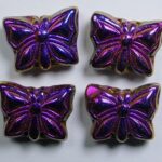 0070457 Crystal Full Sliperit Butterfly Beads 15×12 mm color 00030-29503