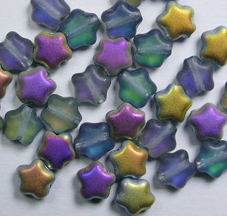0090445 matte light aquamarine marea sterretjes 6 mm 60000-84100-28001