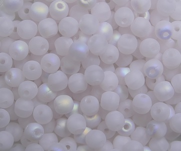 03-R-71111-84100-28701 Matte Light Opal Pink AB 3 mm rounds color 71111-84100-28701
