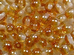 04-R-00030-29121 Crystal Apricot Medium Round 4 mm. 100 Pc. - Afbeelding 1
