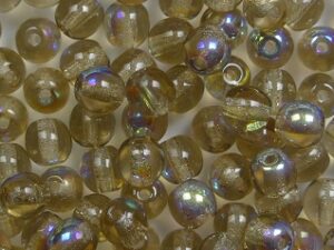 04-R-10220-28701 Smoke Topaz AB Round 4 mm. 100 Pc. - Afbeelding 1