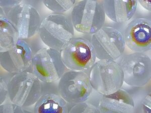 06-R-00030-28701 Crystal AB Round 6 mm. 50 Pc. - Afbeelding 1