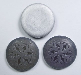 CAB-SF-00030-84100-29532 snowflake cabochon 21 mm matte Crystal Purple Haze color 00030-84100-29532