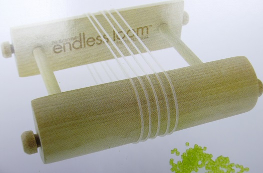 Endless loom elastic bands transparent-white
