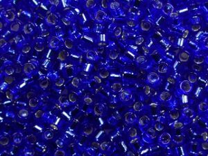 TT-01-0028 Transparent Silver Lined Cobalt TOHO Treasures 11/0