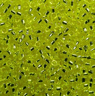 TT-01-0032 toho treasures 11-0 transparent silverlined lemon color 32
