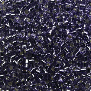 TT-01-0039 toho treasures 11-0 transparent silverlined tanzanite color 39