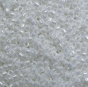 TT-01-0121 toho treasures 11-0 opaque lustered white color 121 TT-01-0121 Opaque Lustered White TOHO Treasures