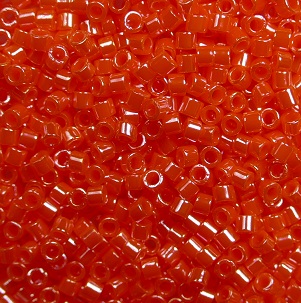 TT-01-0129 toho treasures 11-0 opaque lustered Pumpkin color 129