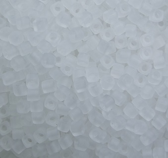 m-cub-18-131F miyuki cubes, square beads 1,8 mm matte crystal color 0131F