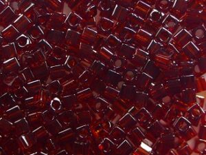 M-Cub-18-0304 Garnet Gold Luster Miyuki Cubes 1.8x1.8 mm