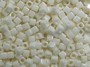M-Cub-18-0421 Cream Ceylon Miyuki Cubes 1.8x1.8 mm