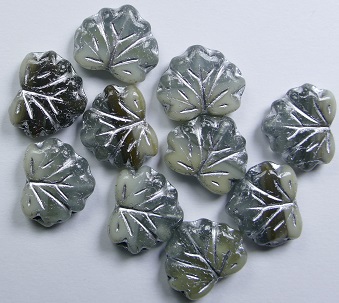 mpl-x2300-54201 maple leaves Pebbles silver washed color x2300-54201