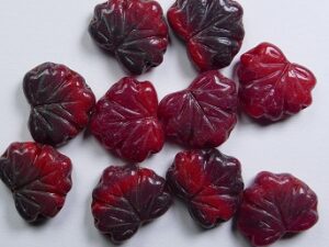 MPL-X2301 Garnet Red Melee Maple Leaf 15 Pc.