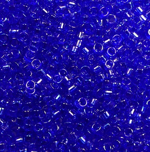 tt-01-0087 toho treasures 11-0 transparent rainbow cobalt color 87