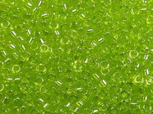 TT-01-0105 Transparent Lime Green Luster TOHO Treasures 11/0 - Afbeelding 1
