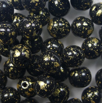 06-r-23980-94401 6 mm druk rounds Jet Gold Splash color 23980-94401