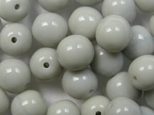 06-R-43010 Opaque Grey Round 6 mm. 50 Pc. - Afbeelding 1