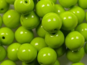 06-R-53400 Opaque Olive Round 6 mm. 50 Pc. - Afbeelding 1