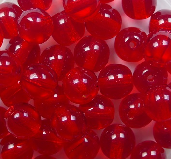 06-r-90080 6 mm druk rounds Siam Ruby color 90080