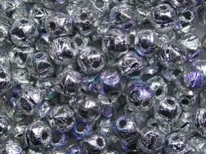 EC-03-00030-98553 English Cut beads 3 mm, Crystal Glittery Silver