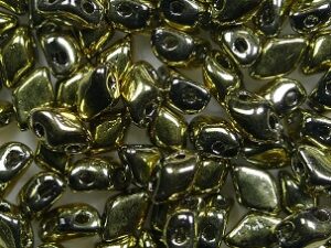 MGD-00030-26440 Crystal Full Amber Matubo Mini GemDuo's, 6x4 mm 5 gr - Afbeelding 1