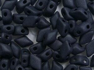 MGD-23980-84110 Matte Jet Matubo Mini GemDuo's, 6x4 mm 5 gr