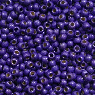 tr-11-PF0581F Permanent Finish – Matte Galvanized Violet toho rocailles 11-0 color PF581F
