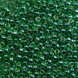 tr-11-PF0588 Permanent Finish – Galvanized Spearmint toho rocailles 11-0 color PF588