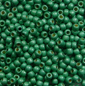 tr-11-PF0588F Permanent Finish – Matte Galvanized Spearmint toho rocailles 11-0 color PF588F