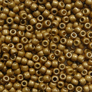 tr-11-PF0592F Permanent Finish – Matte Galvanized Golden Fleece toho rocailles 11-0 color PF592F