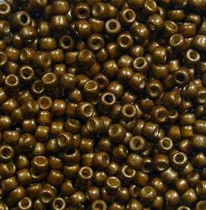 tr-11-PF0594F Permanent Finish – Matte Galvanized Medal Bronze toho rocailles 11-0 color PF594F