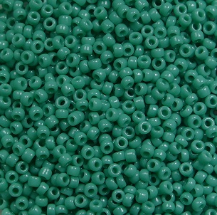 tr-15-0055D Opaque green Turquoise toho rocailles 15-0 color 55D