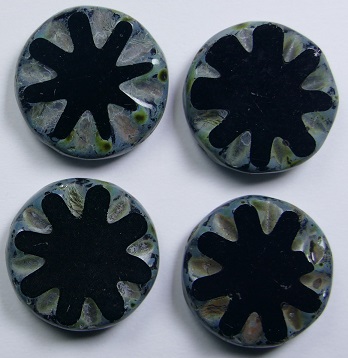 0010521 jet picasso table cut sun beads 18 mm color 23980-86800