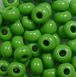 Pr-1-53230 preciosa rocailles 1-0 opaque green color 53230
