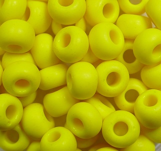 Pr-1-83110 preciosa rocailles 1-0 matte opaque yellow color 83110