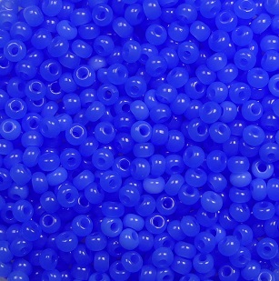 Pr-11-32010 preciosa rocailles 11-0 medium sapphire opal color 32010