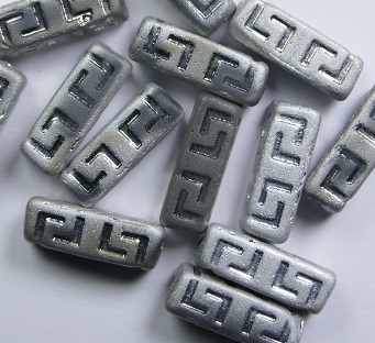 0020318 celtic blocks 15x5 mm matte crystal full labrador color 00030-84100-27000