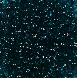 TM-03-0007bd Toho Magatama 3 mm transparent teal color 7bd