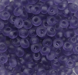 TM-03-0019F Toho Magatama 3 mm transparent frosted sugar plum color 19F