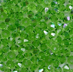 prbic-03-PERAB Peridot AB preciosa bicones 3 mm
