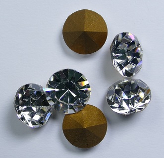 prc-39-crys crystal gold foiled preciosa chaton ss39 8 mm