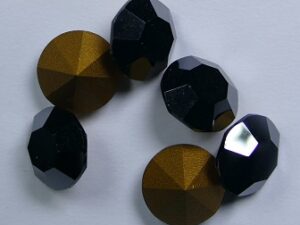 PrC-39-HEM Optima Chaton, ss39, Preciosa, Jet Hematite - Afbeelding 1