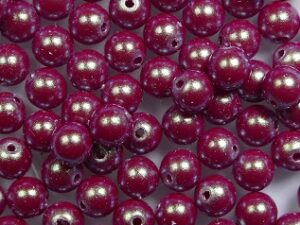 PrP-04-PRED Pearlescent Red Preciosa Parels 4 mm - Afbeelding 1